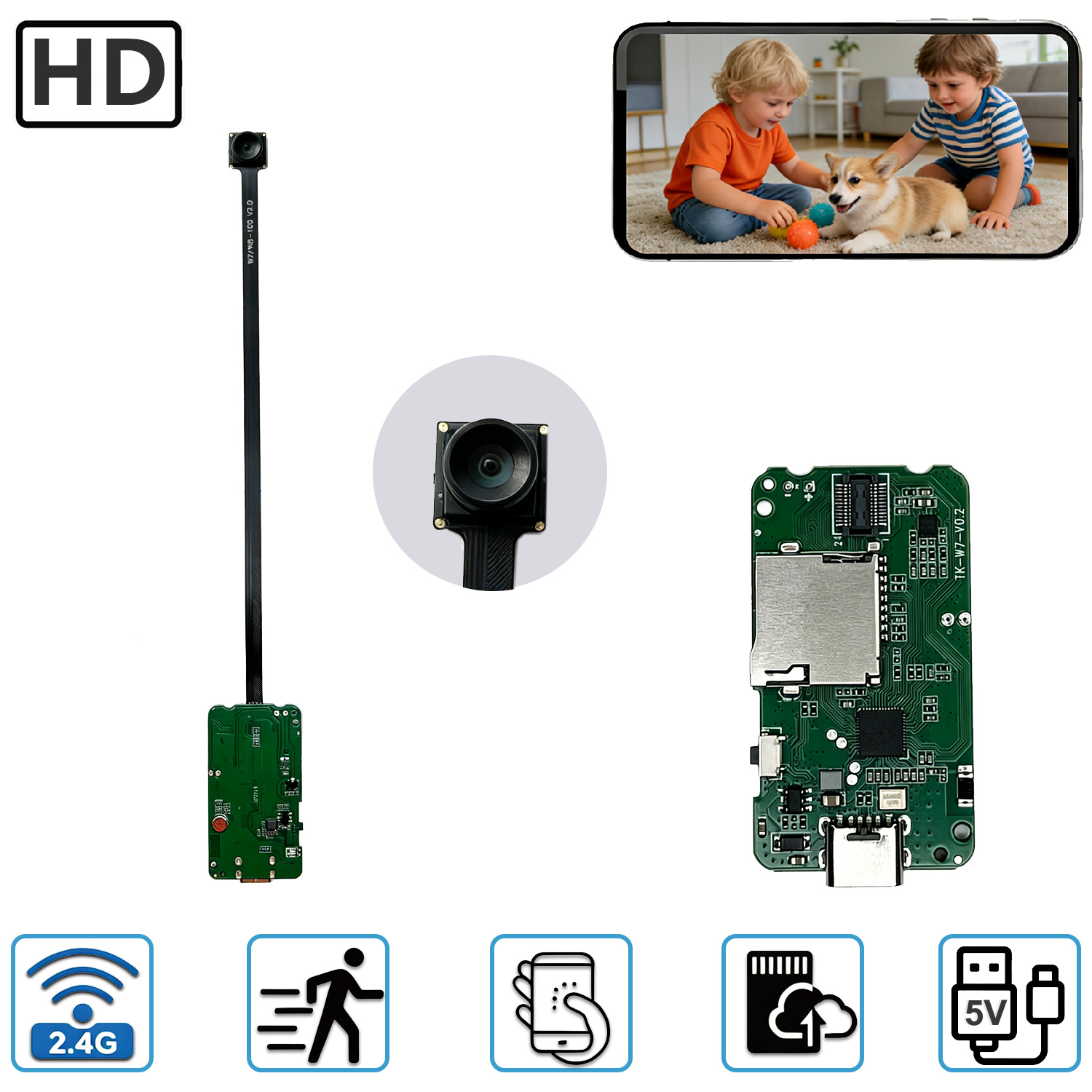 Home Security Prices - Miniaturowy Kompaktowy Moduł PCBA Kamery Bezpieczeństwa