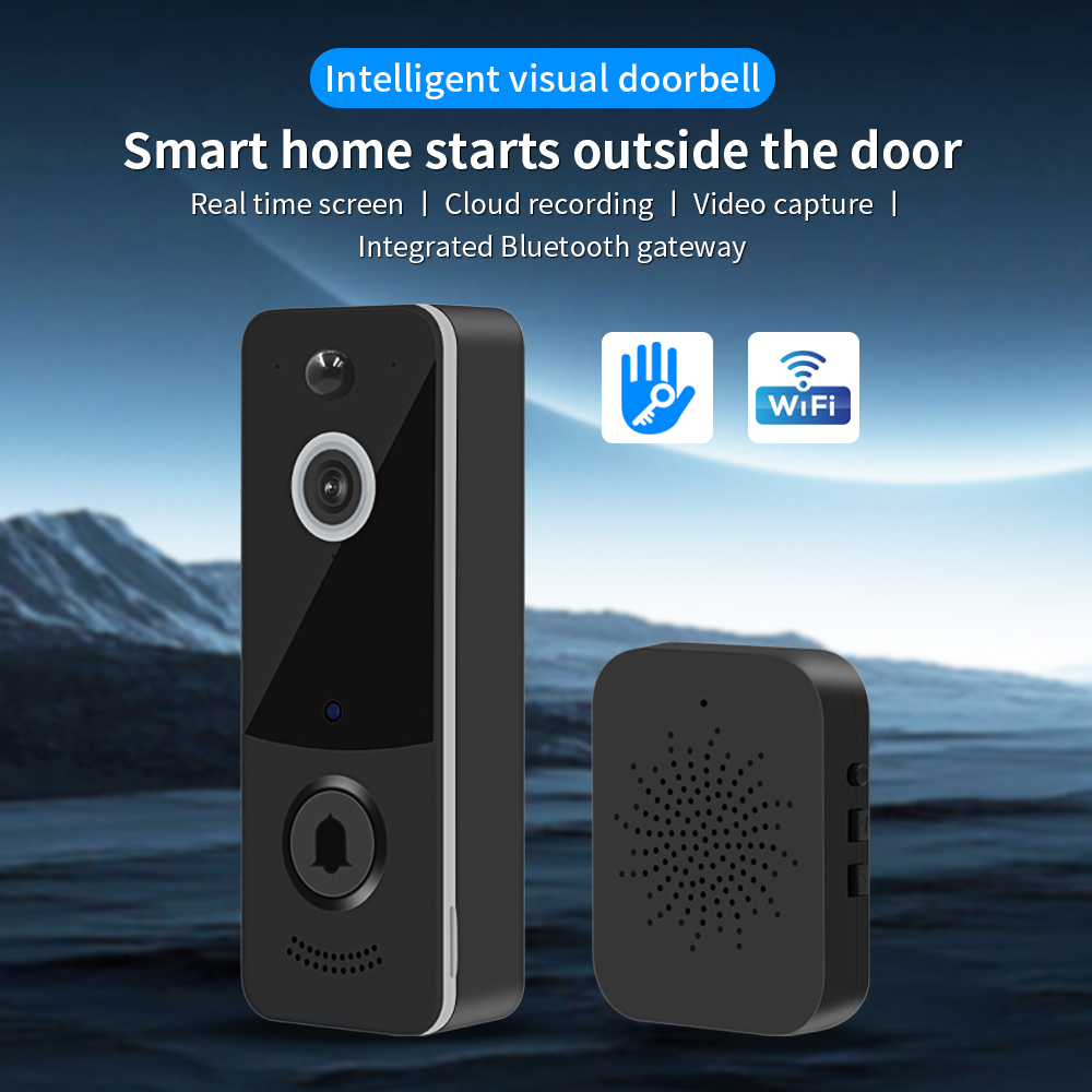 Home Security Doorbell Camera - Dzwonek do drzwi z kamerą 1080P,