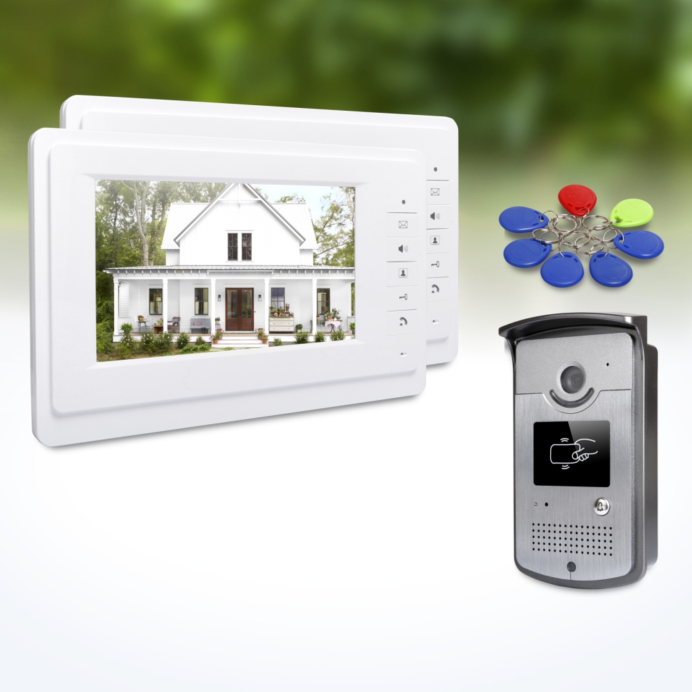 Home Security Video - 1 Zewnętrzna Kamera 2 Wewnętrzne Monitory