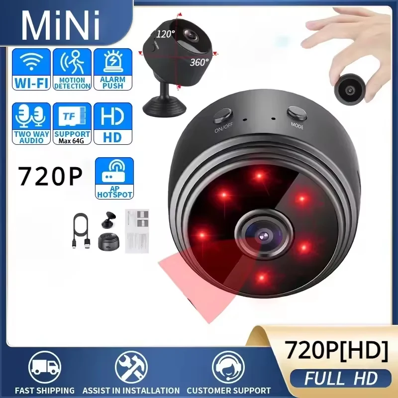 Home Security Prices - Bezprzewodowa kamera WiFi A9 Mini, kamera