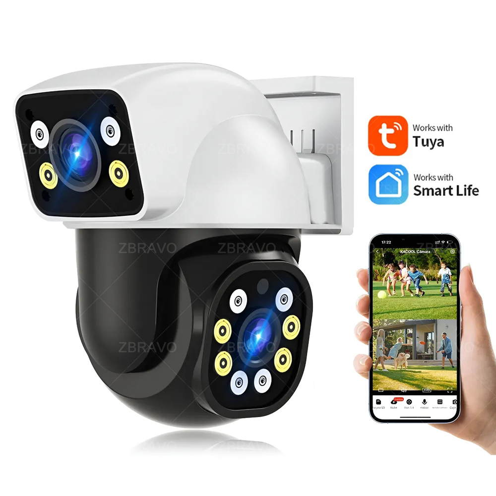 Home Security Diy - Smartlife 8MP WiFi Tuya Kamera Zewnętrzna
