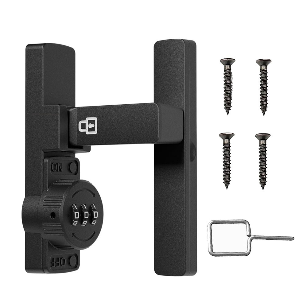 Home Security For Doors - Zamek do drzwi przesuwnych, 3-cyfrowy zamek