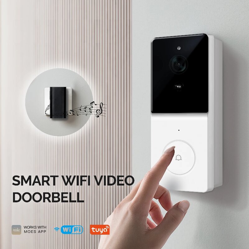 Home Security Doorbell Camera - Inteligentny wideodomofon WiFi Tuya z dwukierunkowym
