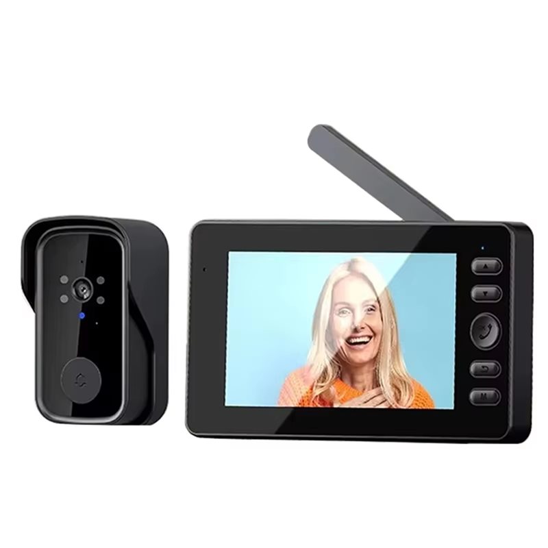 Home Security Doorbell Camera - T81C! Bezprzewodowy wideodomofon z ekranem LPS