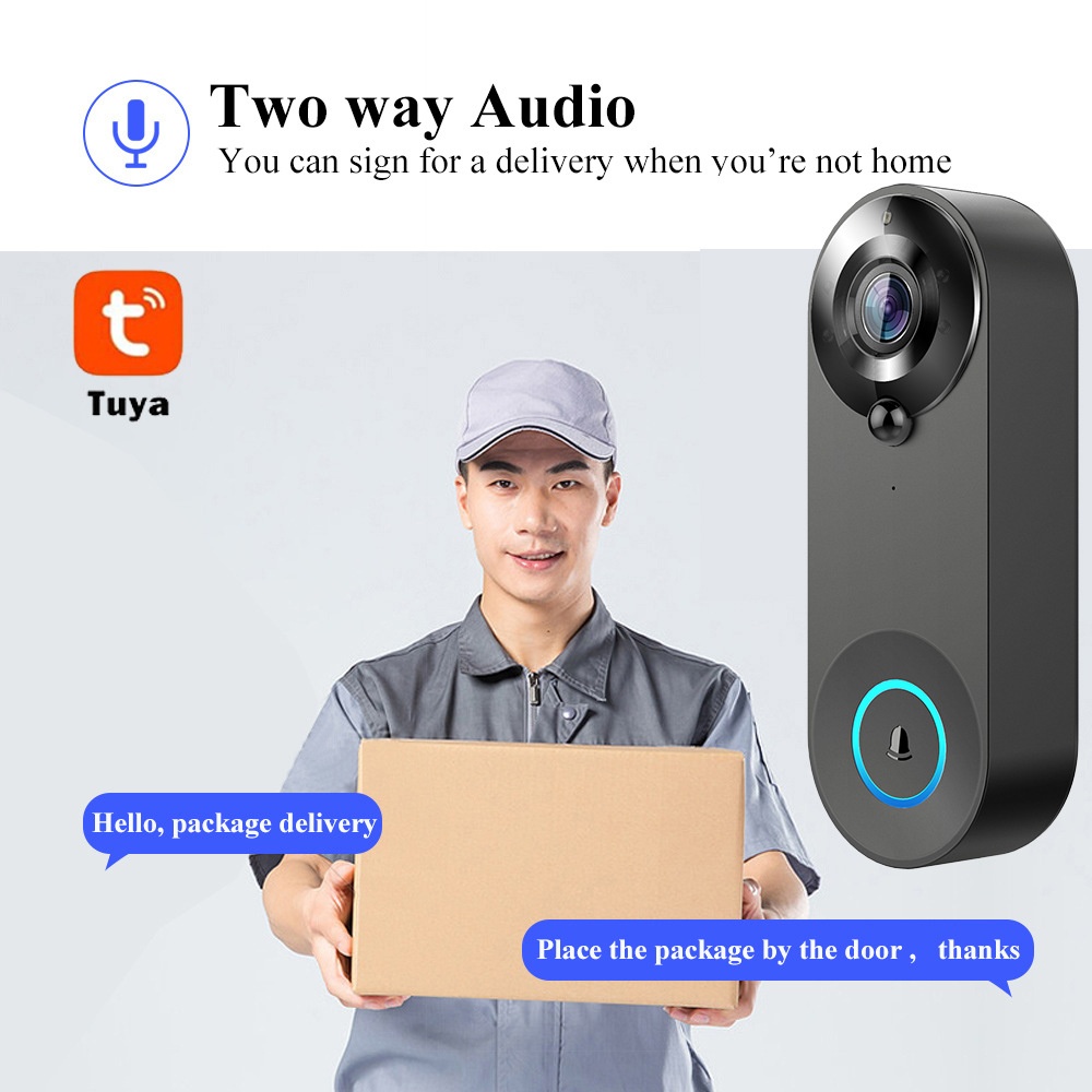 Tuya Bezprzewodowy Dzwonek do  – Home Security Doorbell Camera recenzja i cena