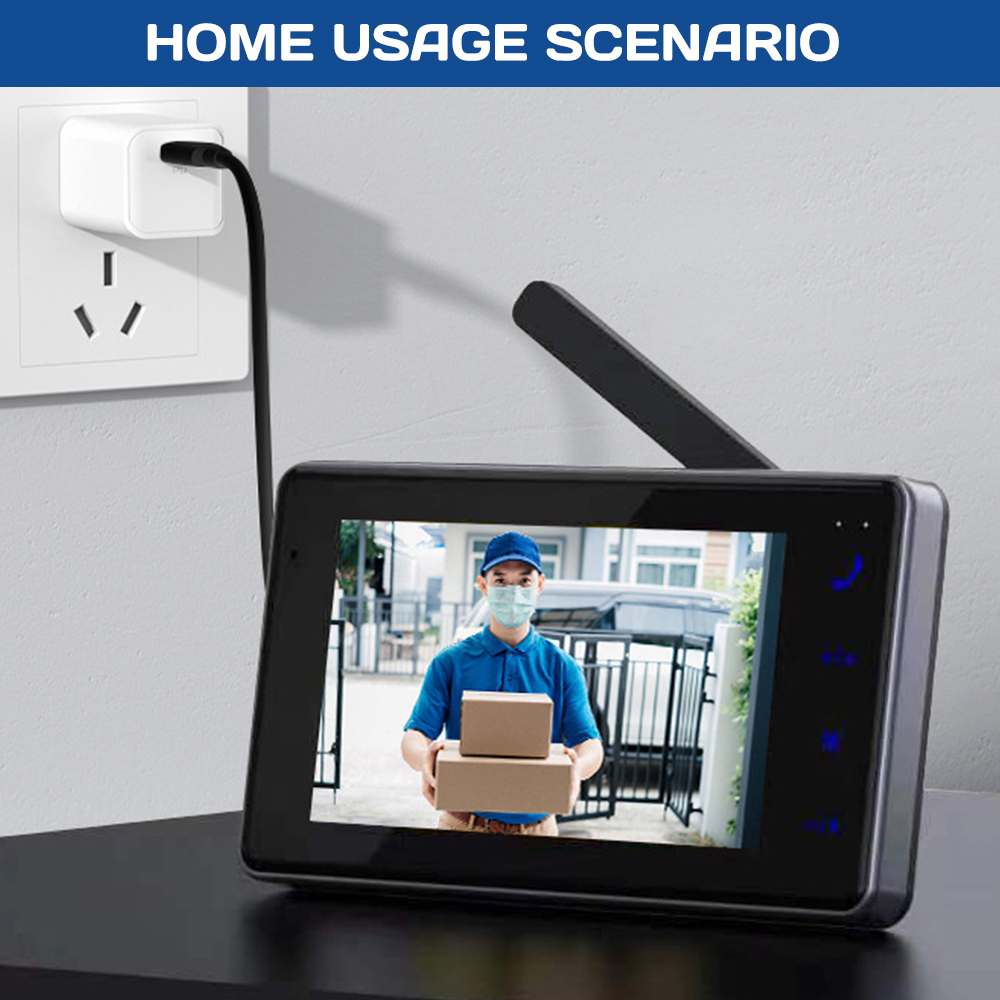 Bezprzewodowy wizjer wideo z e – Home Security Doorbell Camera recenzja i cena