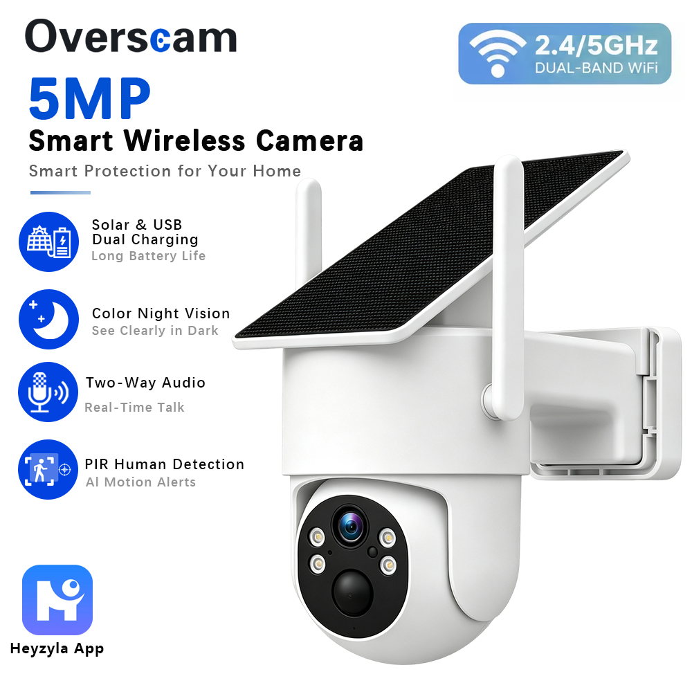 Kamera PTZ 5MP zasilana energi – Camera Solar Wireless recenzja i cena