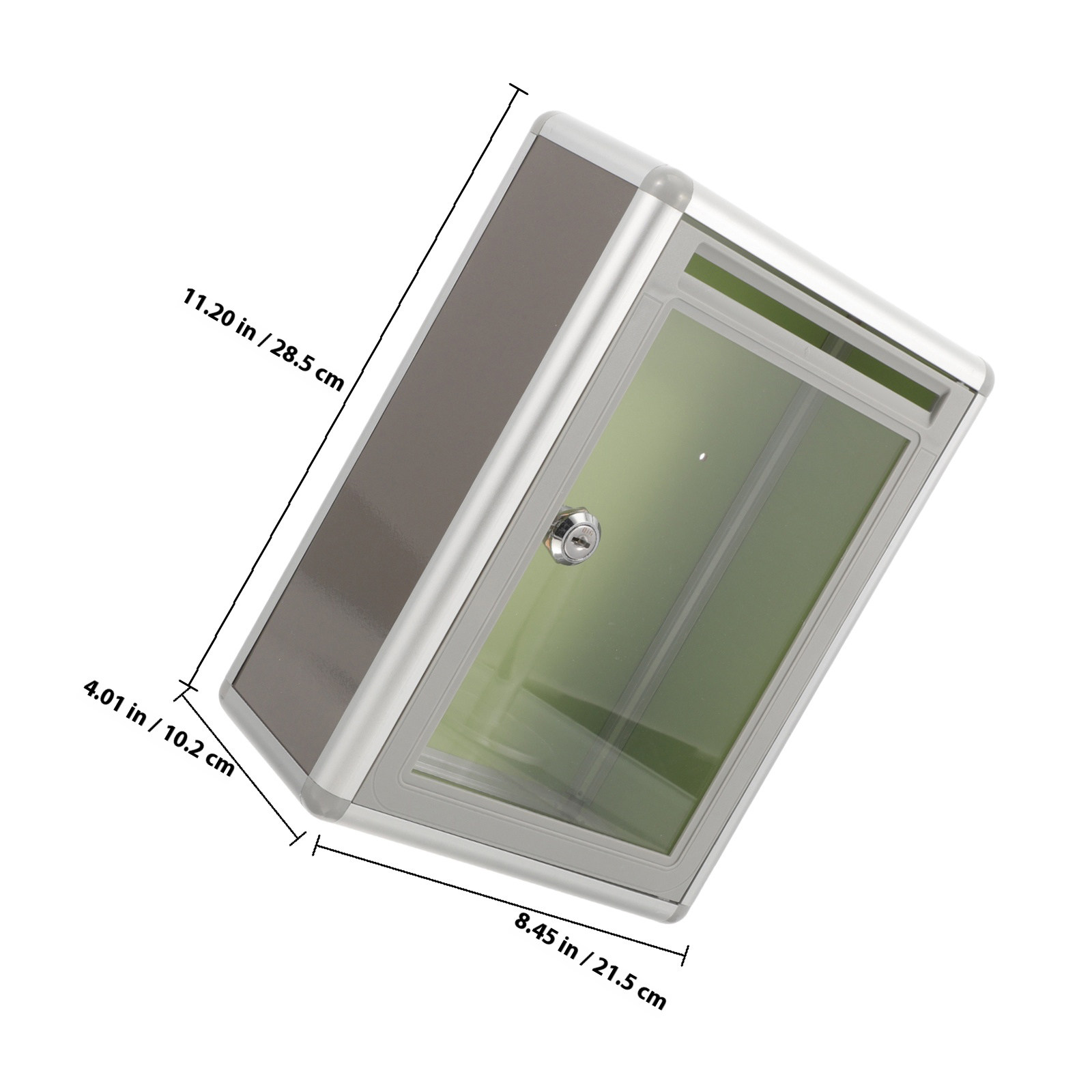 1 szt. Przezroczysta skrzynka  – Home Security Letters recenzja i cena