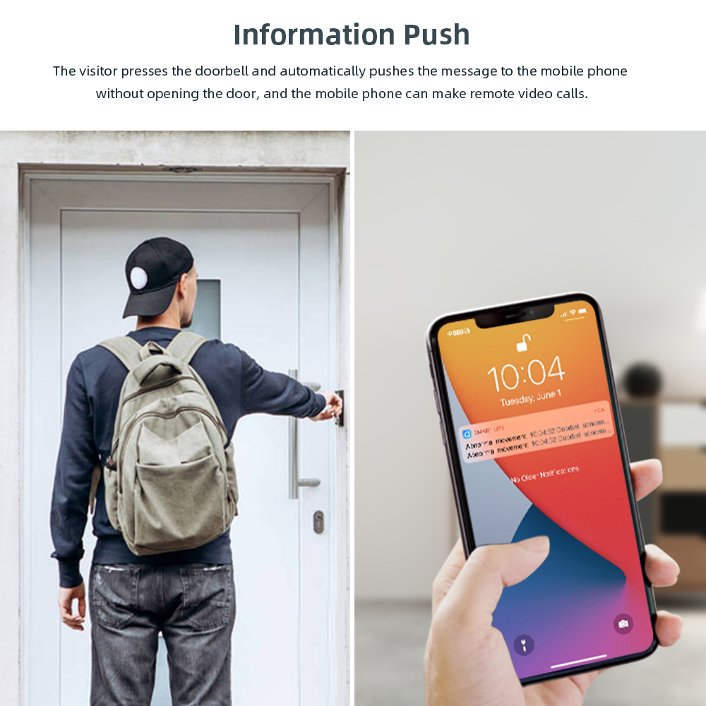Dzwonek do drzwi Tuya z kamerą – Home Security Doorbell Camera recenzja i cena