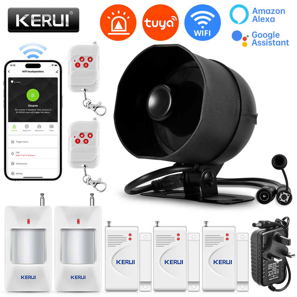 KERUI 120db syrena alarmowa Wi – Home Security Diy recenzja i cena