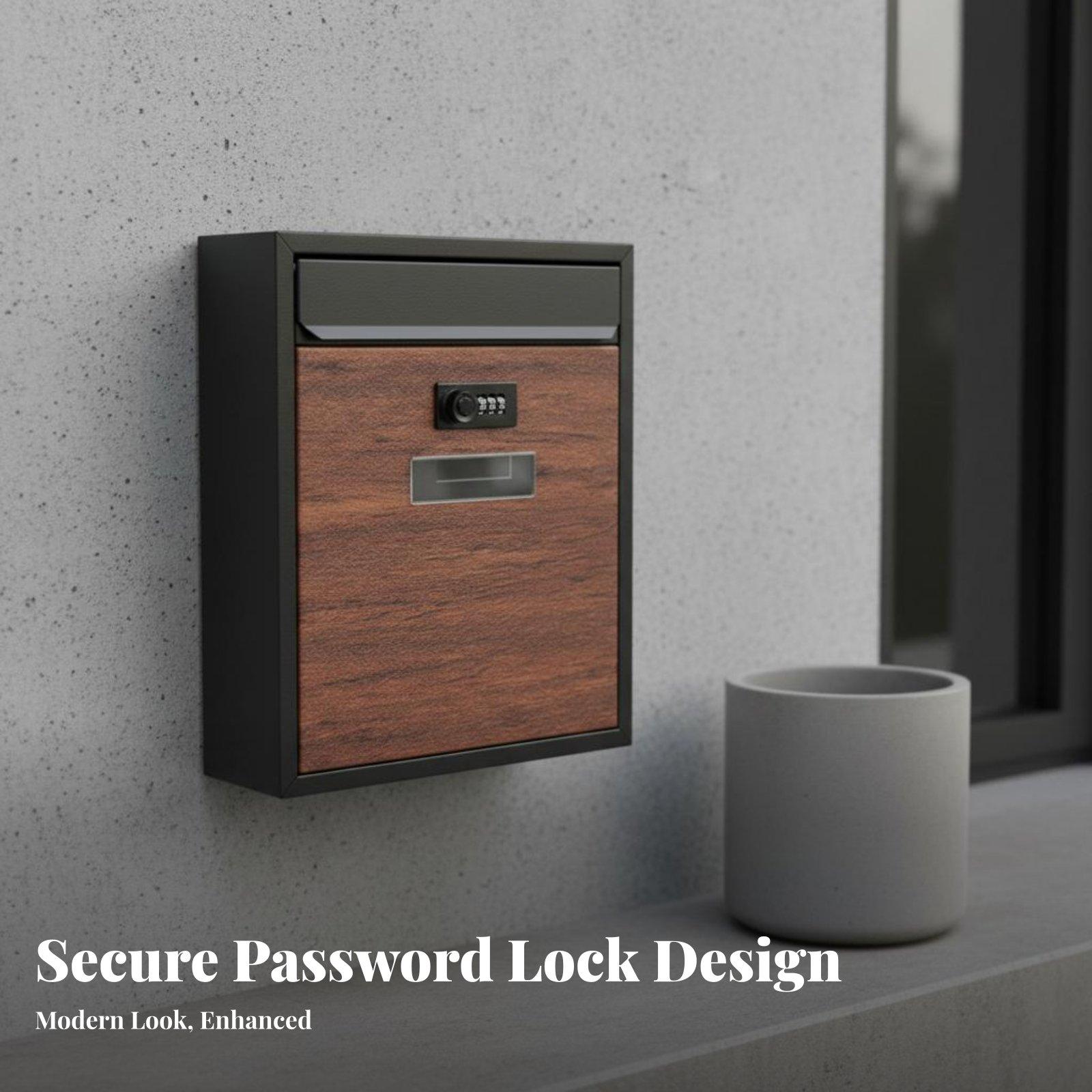 Nowoczesna metalowa skrzynka n – Home Security Letters recenzja i cena