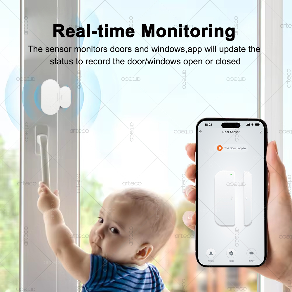Czujnik otwarcia/zamknięcia ok – Home Security For Doors recenzja i cena