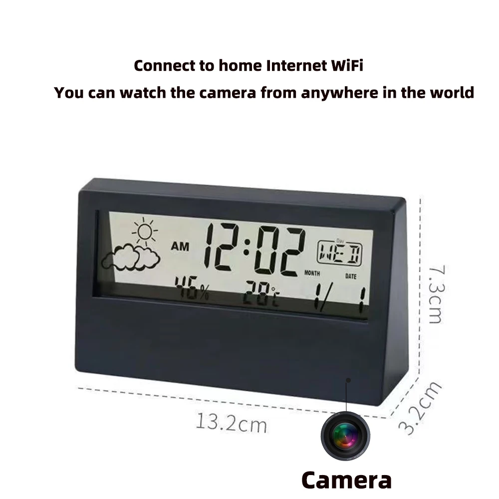 Kamera zegarowa 4K WiFi z dete – Home Security Prices recenzja i cena