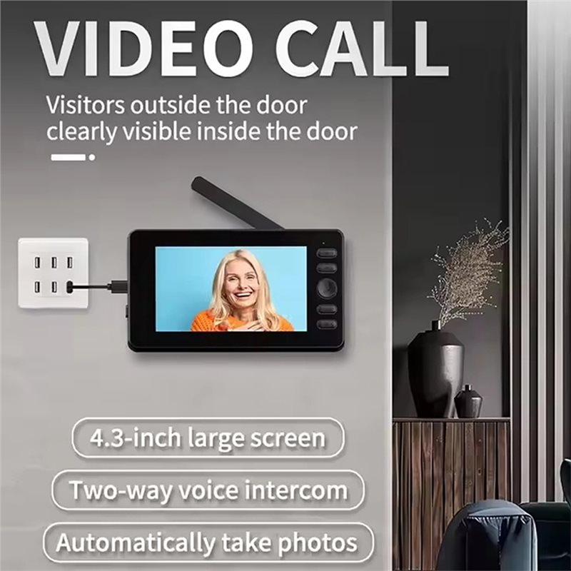 T81C! Bezprzewodowy wideodomof – Home Security Doorbell Camera recenzja i cena