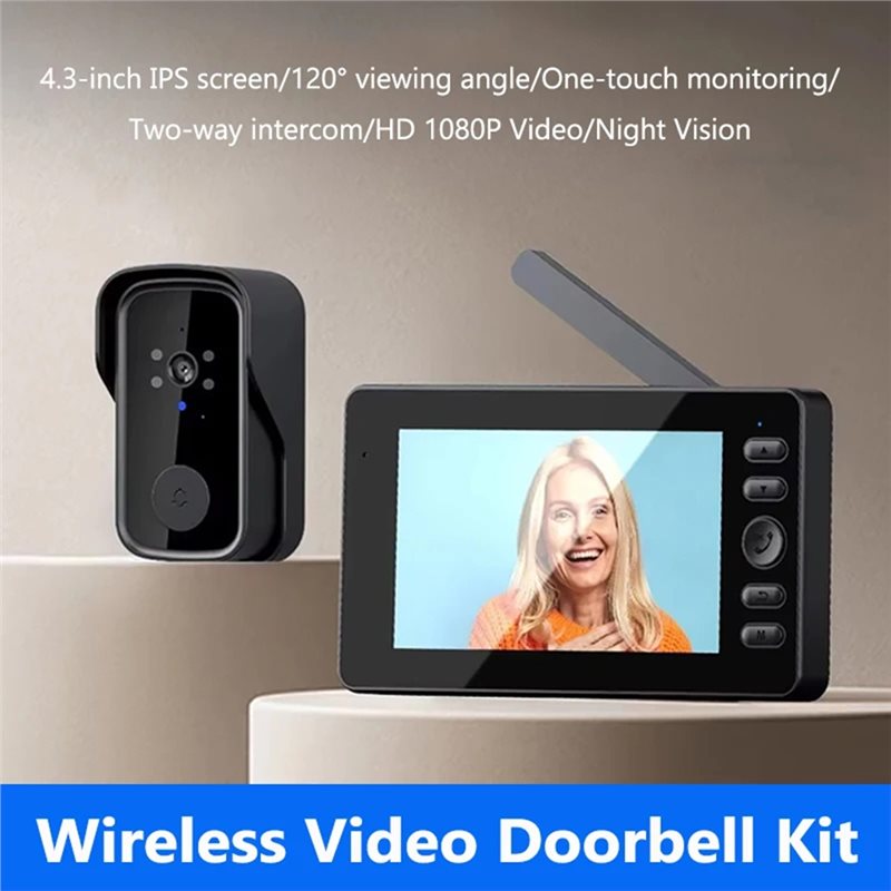 T81C! Bezprzewodowy wideodomof – Home Security Doorbell Camera recenzja i cena